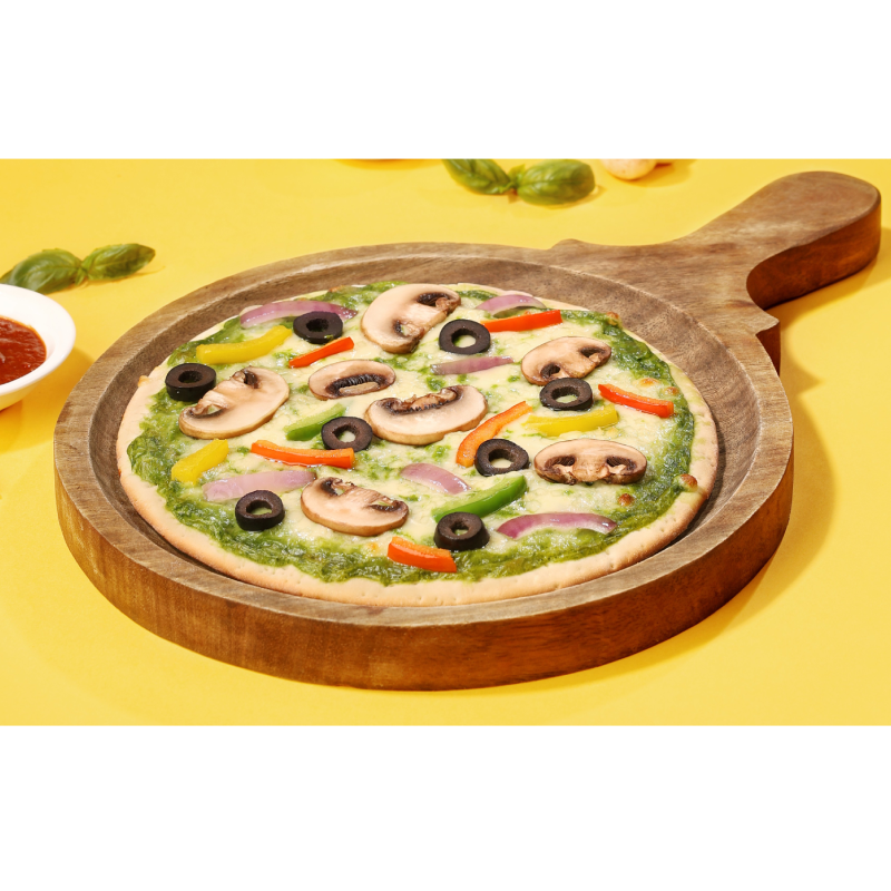 Pesto Mushroom Pizza